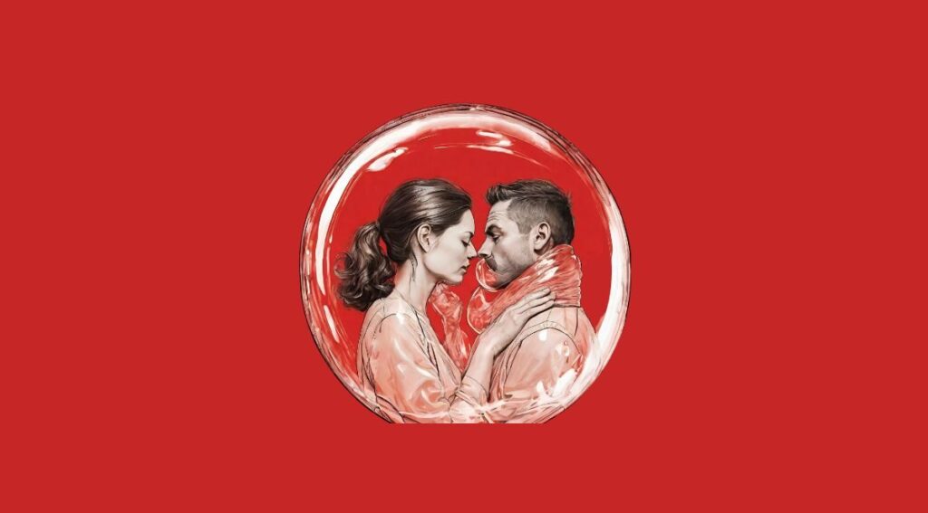 Imagen de pareja atraída por su aroma
