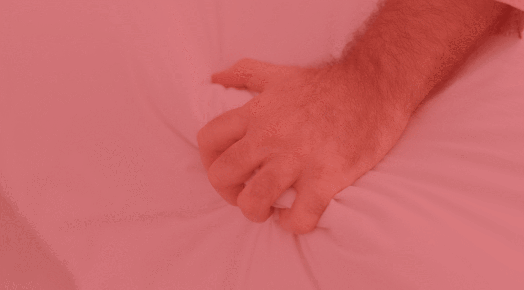 Imagen de la sensación de satisfacción de un orgasmo seco