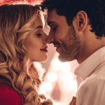 Pareja celebrando San Valentin